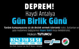 Kepez Belediyesinden Yardım Seferberliği