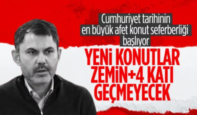 Deprem Bölgesinde Konutlar 4 Katı Geçmeyecek
