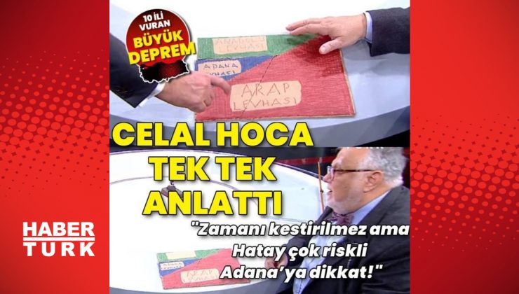 Şengör iki büyük depremin nasıl olduğunu anlattı