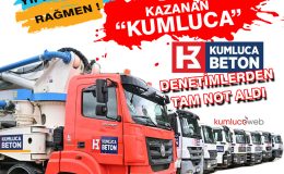 Kumluca Beton A Ş Denetimlerden Tam Not Aldı