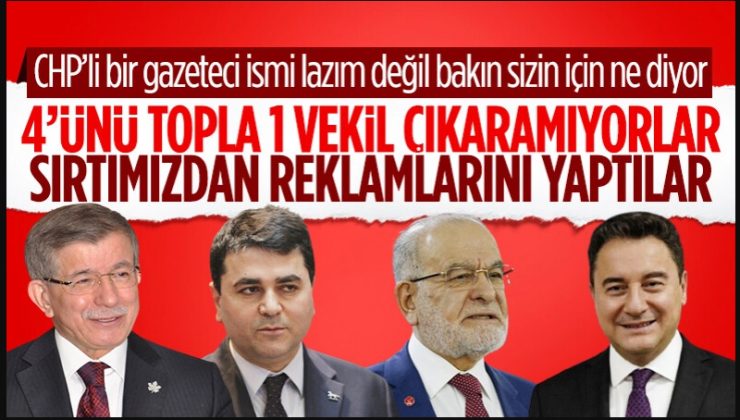 6 lı Masa da Yüzde 1 Etmeyen Partiler Asıl Liste Tartışması