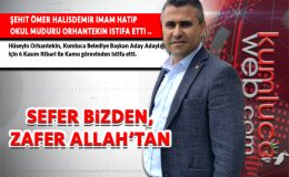 Hüseyin Orhantekin Kumluca Belediye Başkan Adaylığı için İstifa Etti