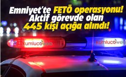 Bakan Açıkladı Emniyet te Aktif Görevdeki 445 Personele Fetö Operasyonu