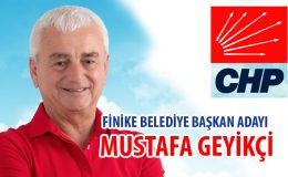 Chp Finike Belediye Başkan Adayı Mustafa GEYİKÇİ
