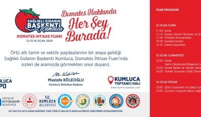 Kumluca Expo Domates Fuarı 2024 Başlıyor