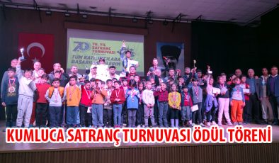 Kumluca Satranç Turnuvası Ödül Töreni Gerçekleşti
