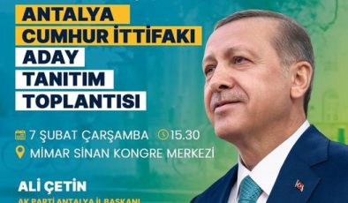 Ak Parti Antalya İlçeleri Belediye Başkan Adayları