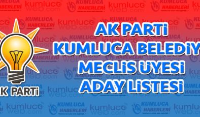 Ak Parti Kumluca Belediye Meclis Encümen Listesi