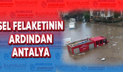 Antalya Güne Felaket ile Uyandı Sel Fotoğrafları