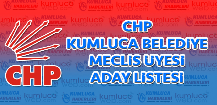 Chp Kumluca Belediye Meclis Encümen Listesi
