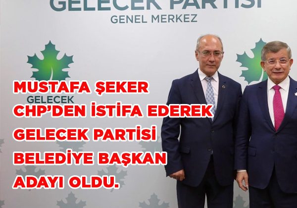 Gelecek Partisinden Mustafa Şeker Başkan Adayı Elmalı