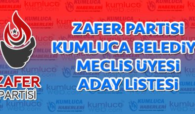 Zafer Partisi Kumluca Meclis Encümen Listesi