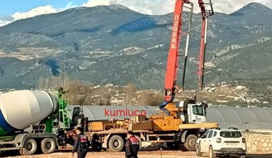 Beton Pompasının Temasıyla Yüksek Gerilim Hattı Can Aldı kaş