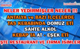 Domuz Etli Kebap Satan Antalya Lokantası