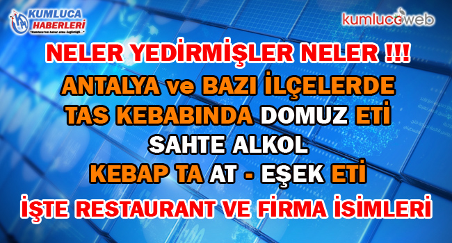Domuz Etli Kebap Satan Antalya Lokantası
