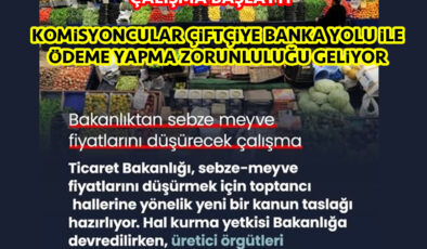 Sebze ve Meyve Toptancı halleri yeniden düzenleniyor
