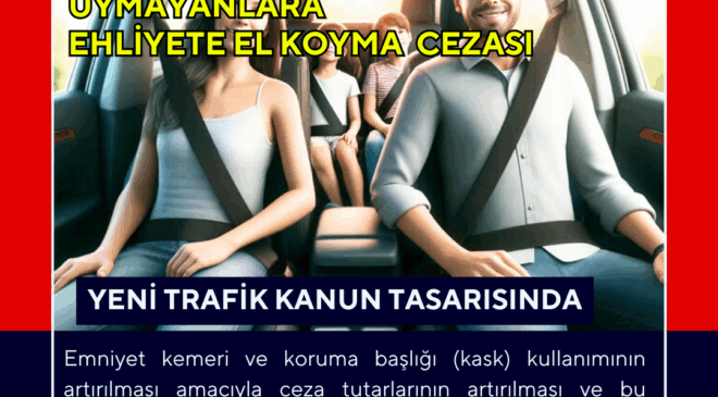 Emniyet Kemeri ve Kask Takmama Cezası 2025
