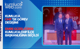 Kumluca Chp İlçe Kongresi Emre GÜZELYÜREK ilçe Başkanı