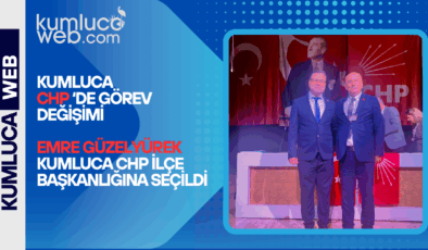 Kumluca Chp İlçe Kongresi Emre GÜZELYÜREK ilçe Başkanı